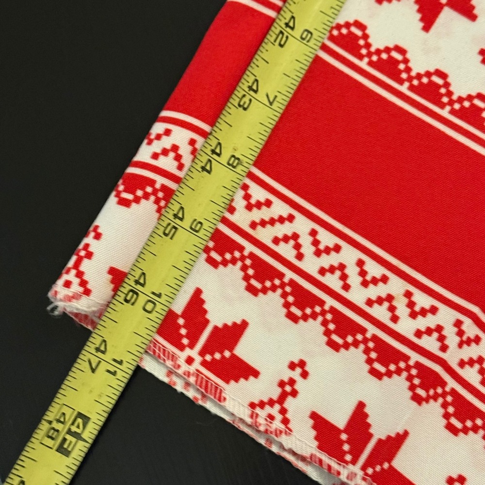 Braveman Mens Christmas Suit Fair Isle Reindeer Snowflake Red White‎ 46R 40W - Picture 12 of 12